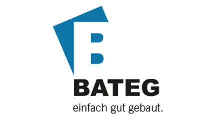 Bild – Logo BATEG; Slogan: einfach gut gebaut