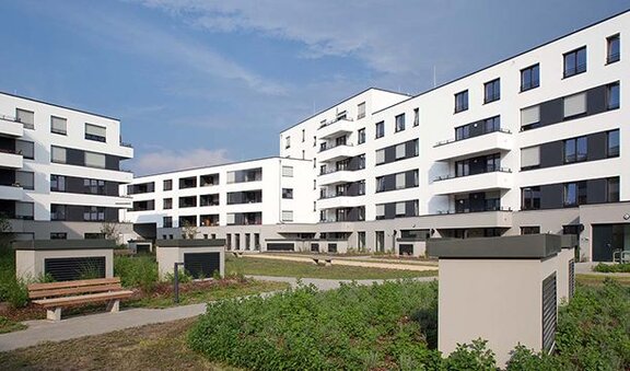 Neubauprojekt Treskow-Höfe Innenhof