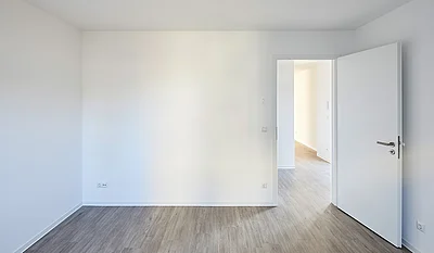 Innenansicht einer Musterwohnung des Neubauprojektes Kirchsteig