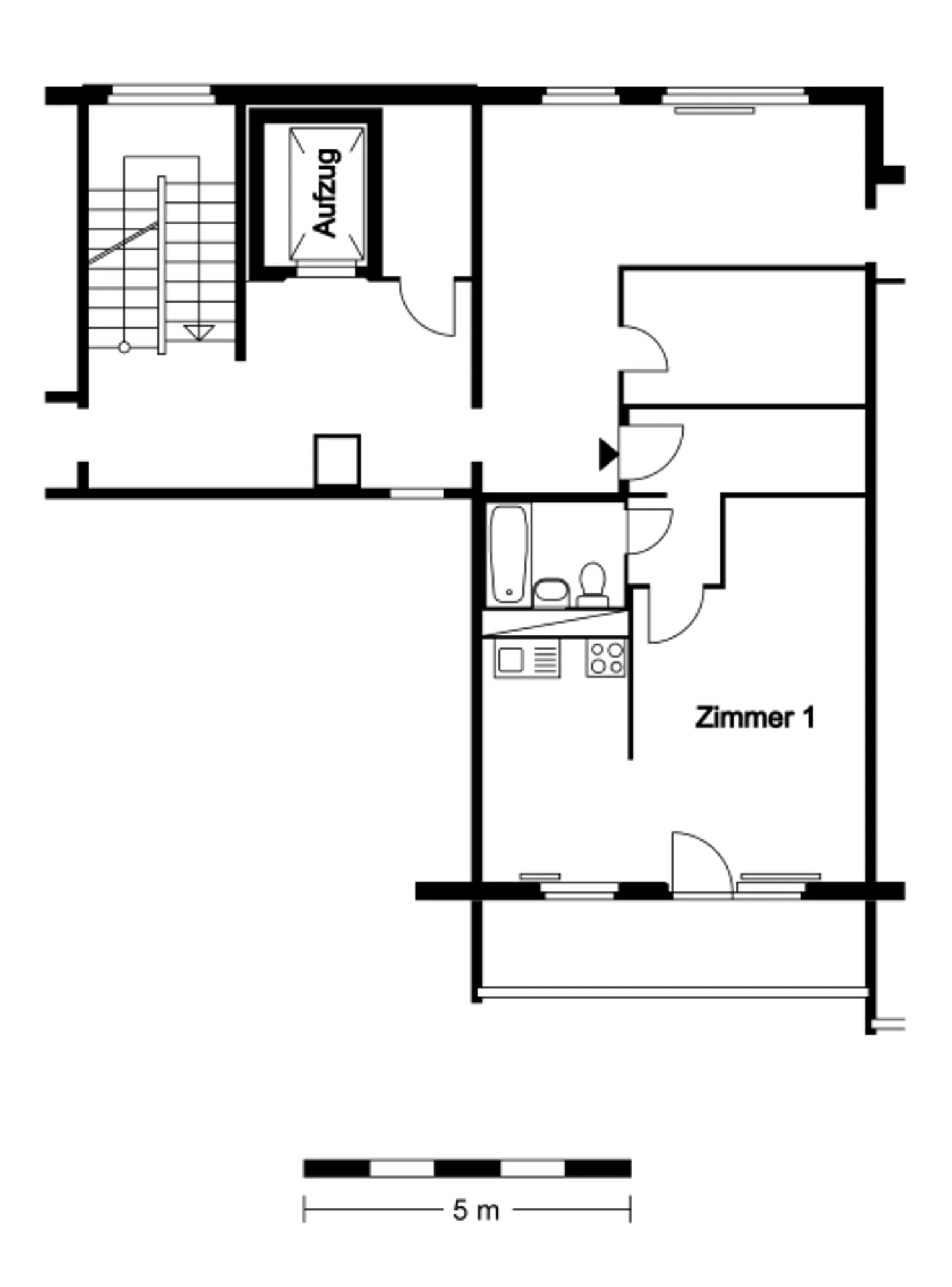 1-Zimmer-Wohnung in Buch – Foto 2
