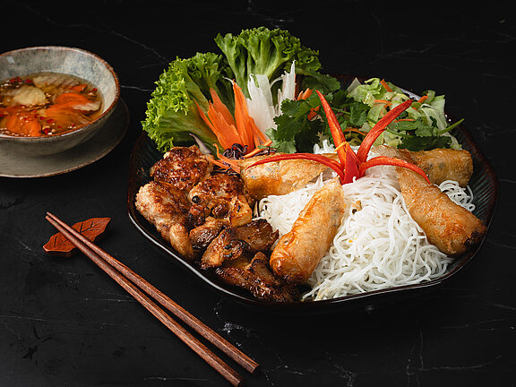 A dish from the menu. 