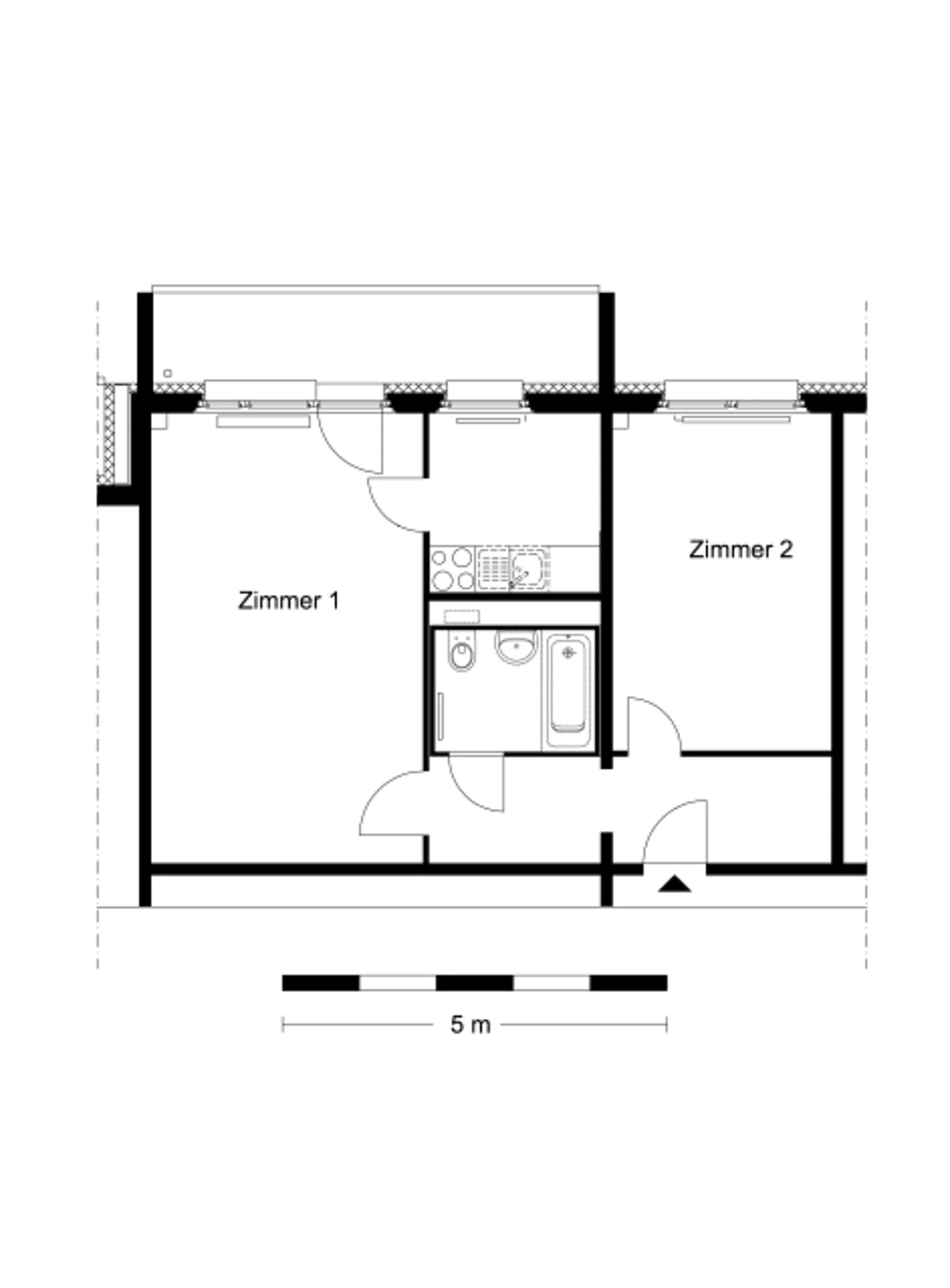 2-Zimmer-Wohnung in Buch – Foto 2