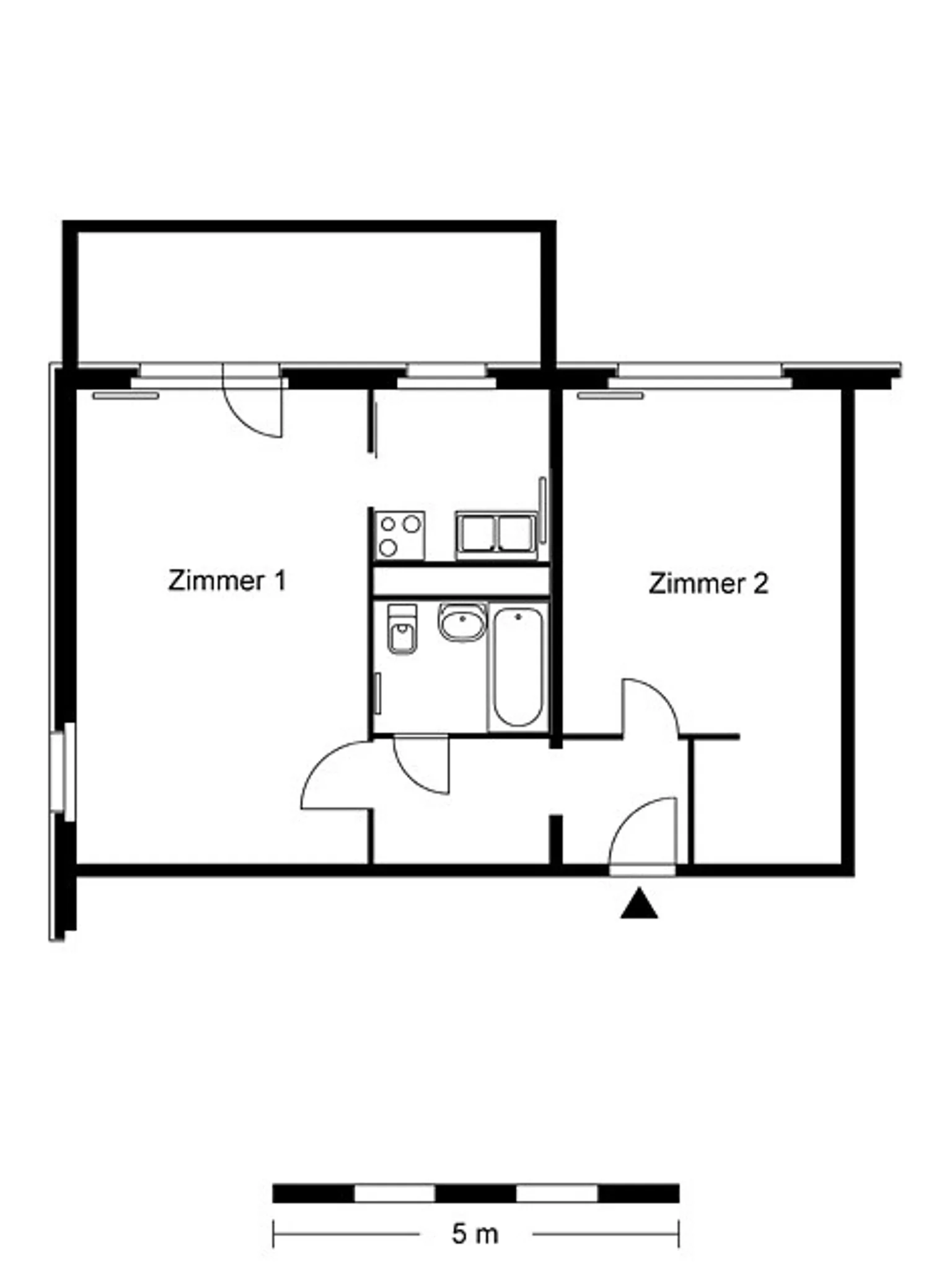 2-Zimmer-Wohnung in Fennpfuhl – Foto 4