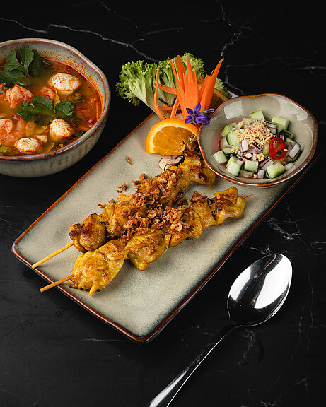 A dish from the menu. 