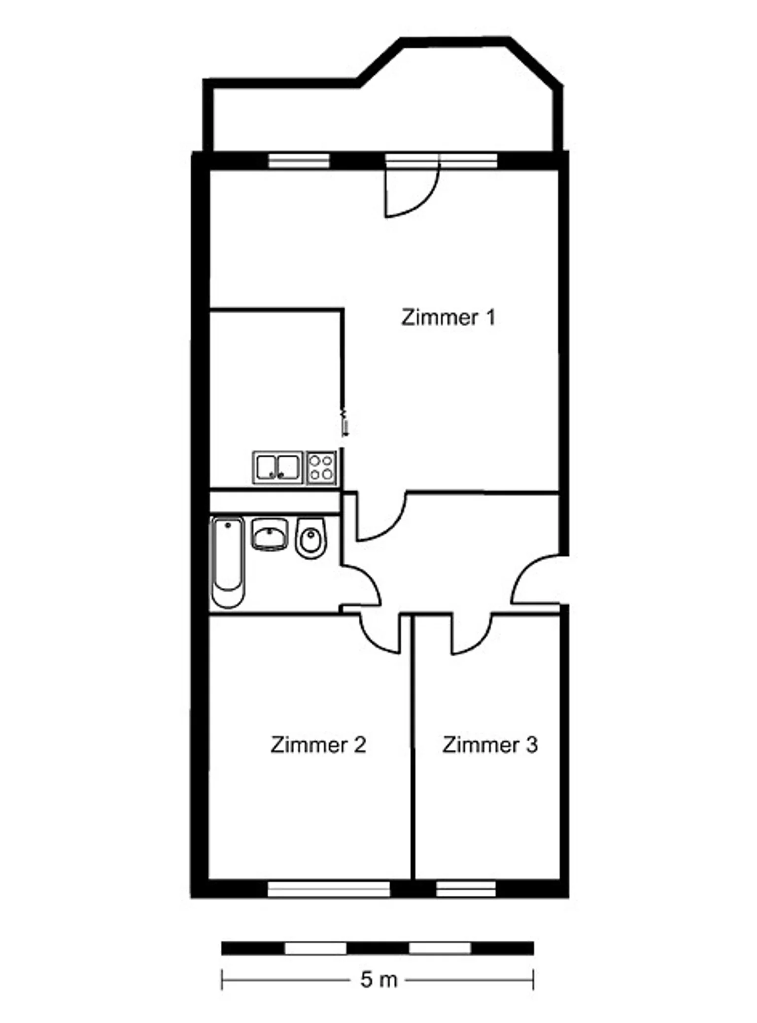 3-Zimmer-Wohnung in Neu-Hohenschönhausen – Foto 4
