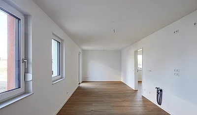 Innenansicht einer Musterwohnung des Neubauprojektes Gartenstadt Karlshorst