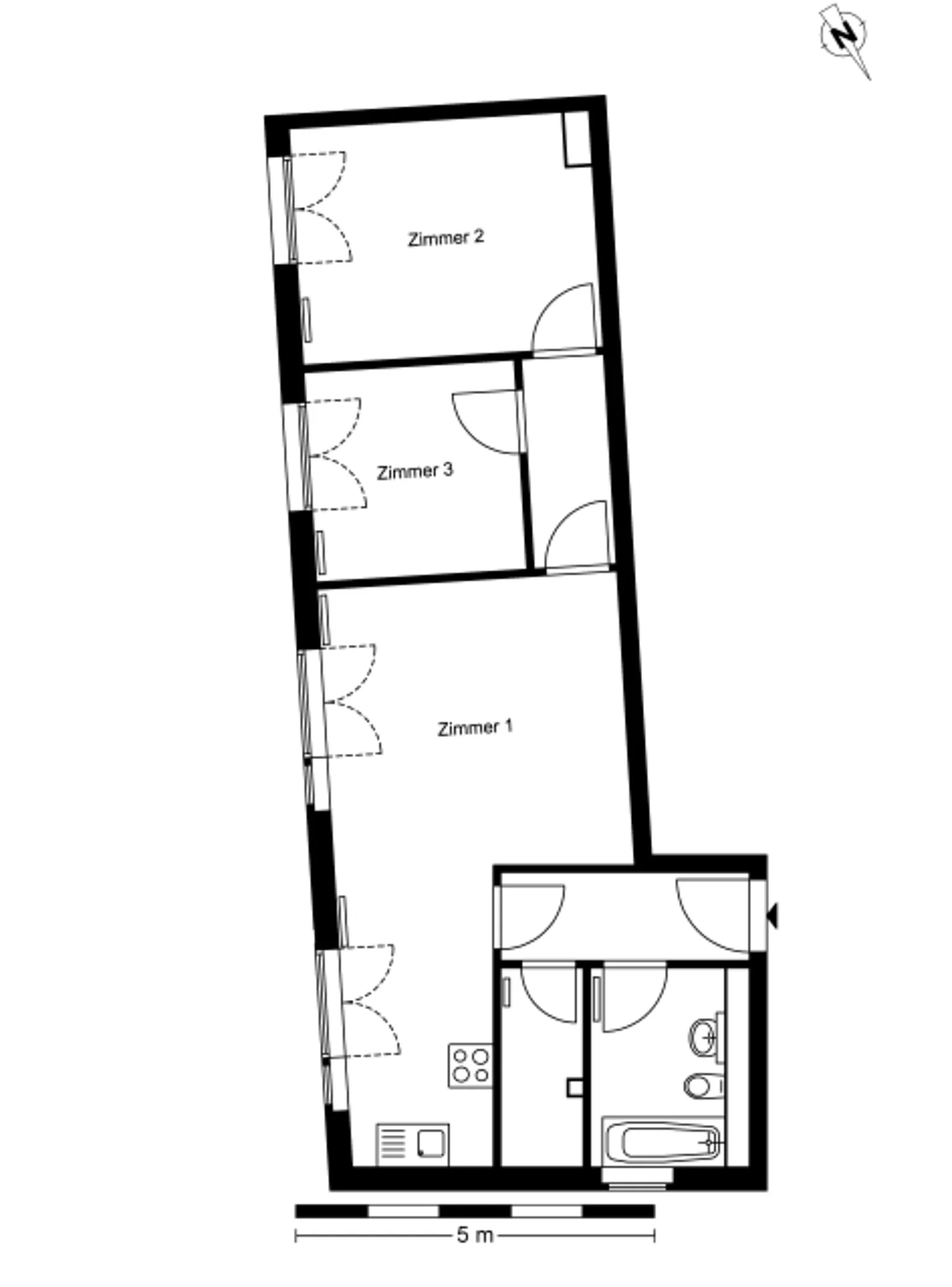 3-Zimmer-Wohnung in Alt-Hohenschönhausen – Foto 2