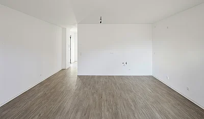Innenansicht einer Musterwohnung des Neubauprojektes Kirchsteig