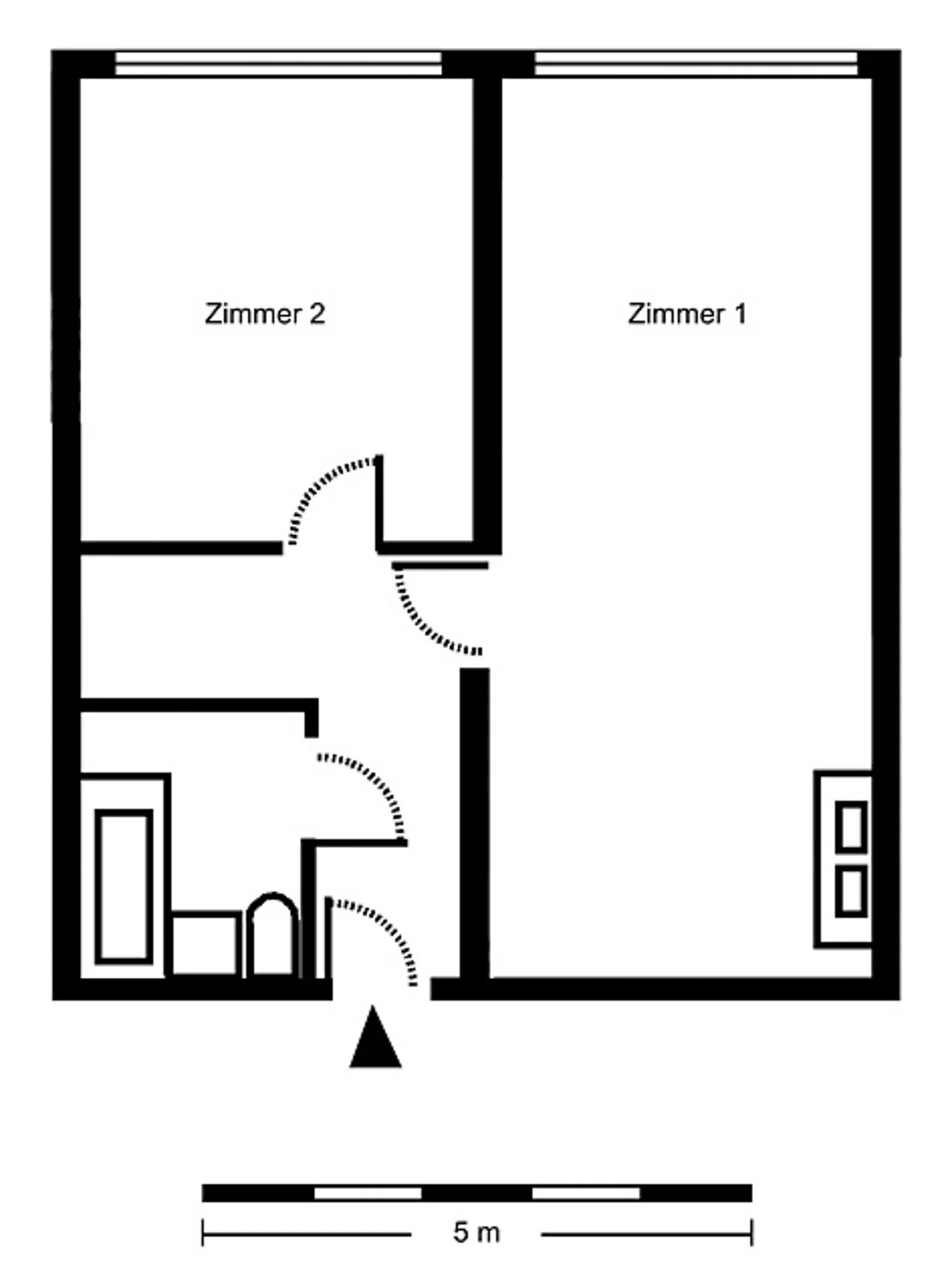 2-Zimmer-Wohnung in Fennpfuhl – Foto 3