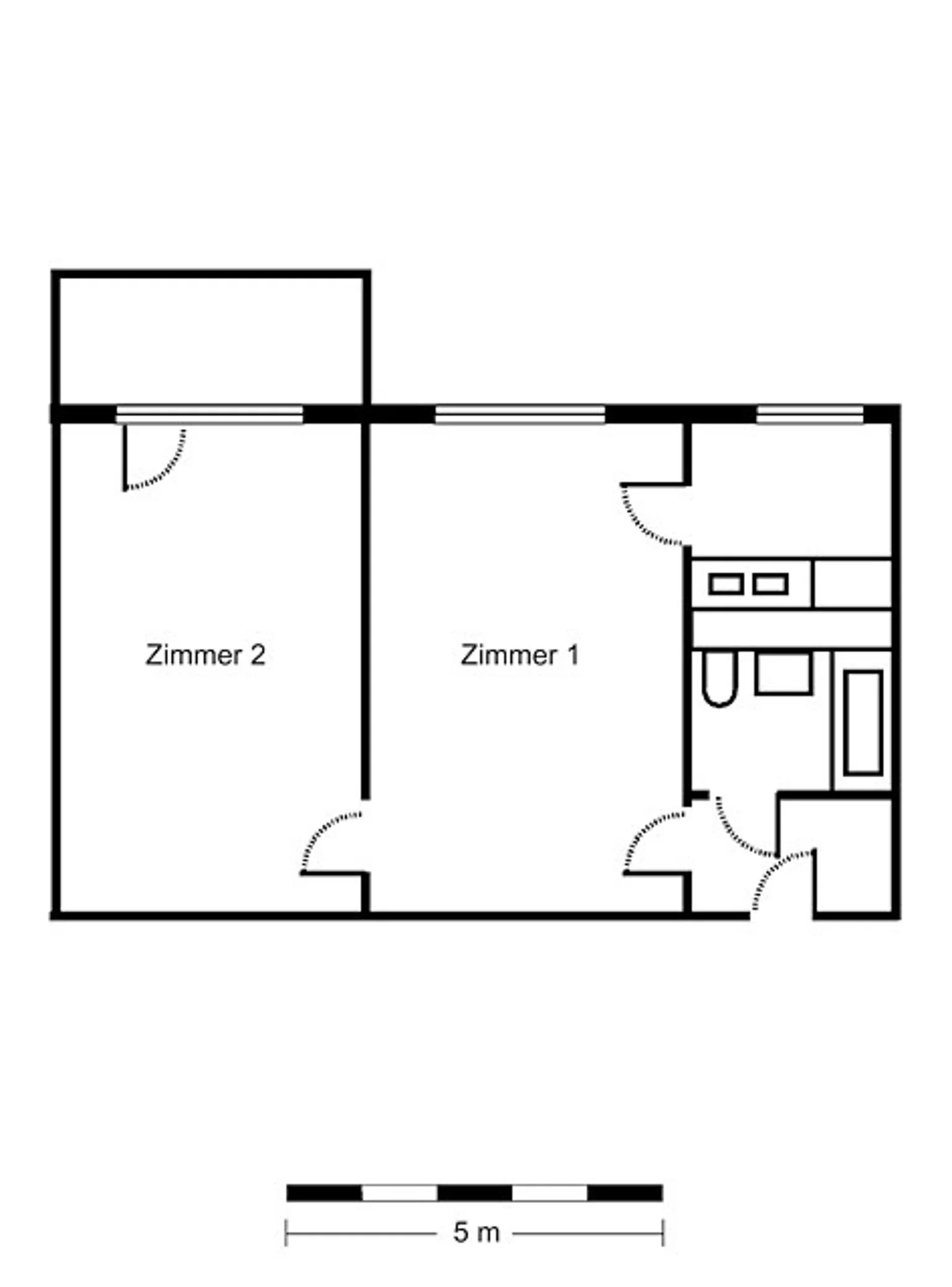 2-Zimmer-Wohnung in Fennpfuhl – Foto 3
