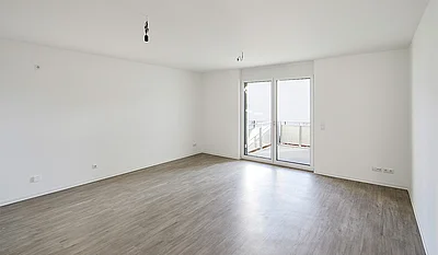 Innenansicht einer Musterwohnung des Neubauprojektes Kirchsteig