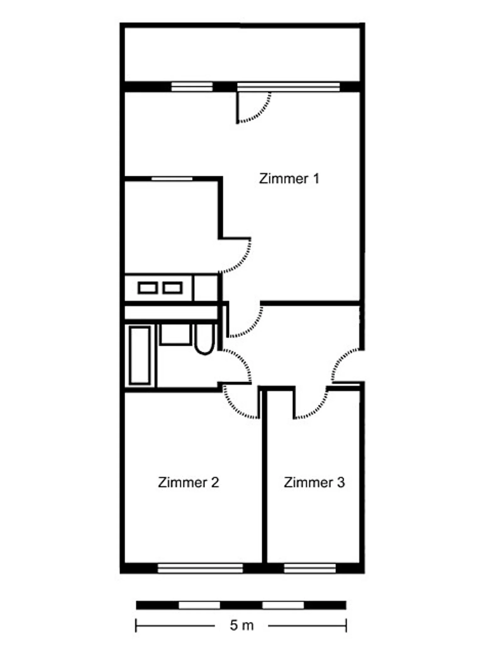 3-Zimmer-Wohnung in Friedrichsfelde – Foto 2