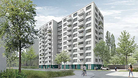 Visualisierung Wieckerstraße
