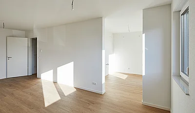 Innenansicht einer Musterwohnung des Neubauprojektes Gartenstadt Karlshorst