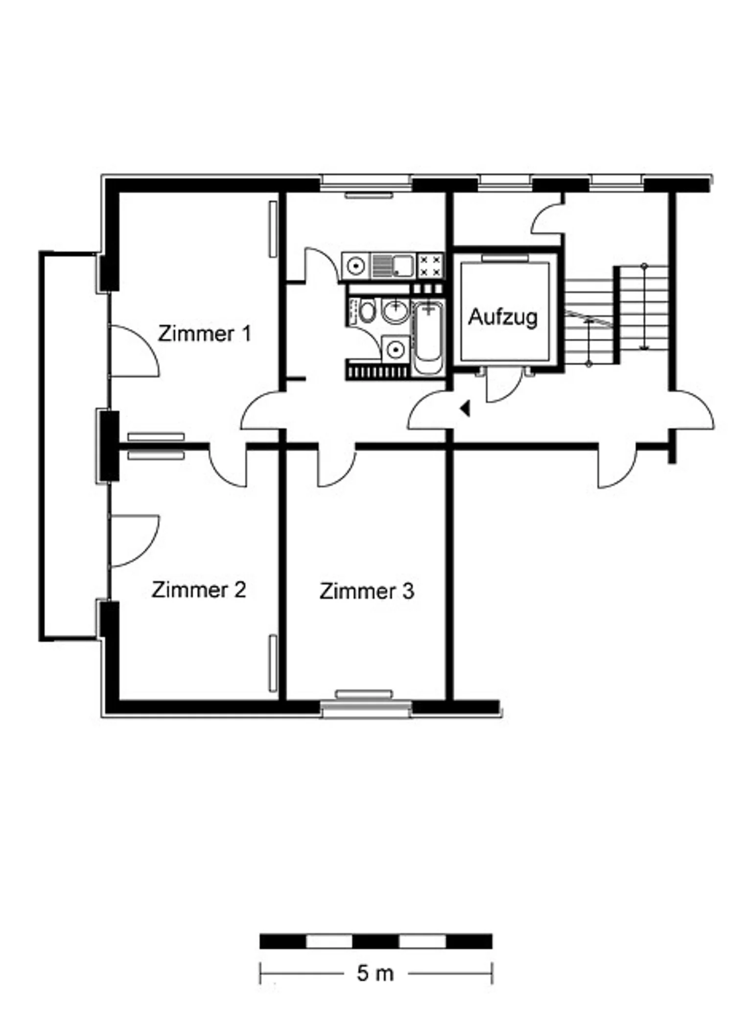 3-Zimmer-Wohnung in Friedrichsfelde – Foto 2