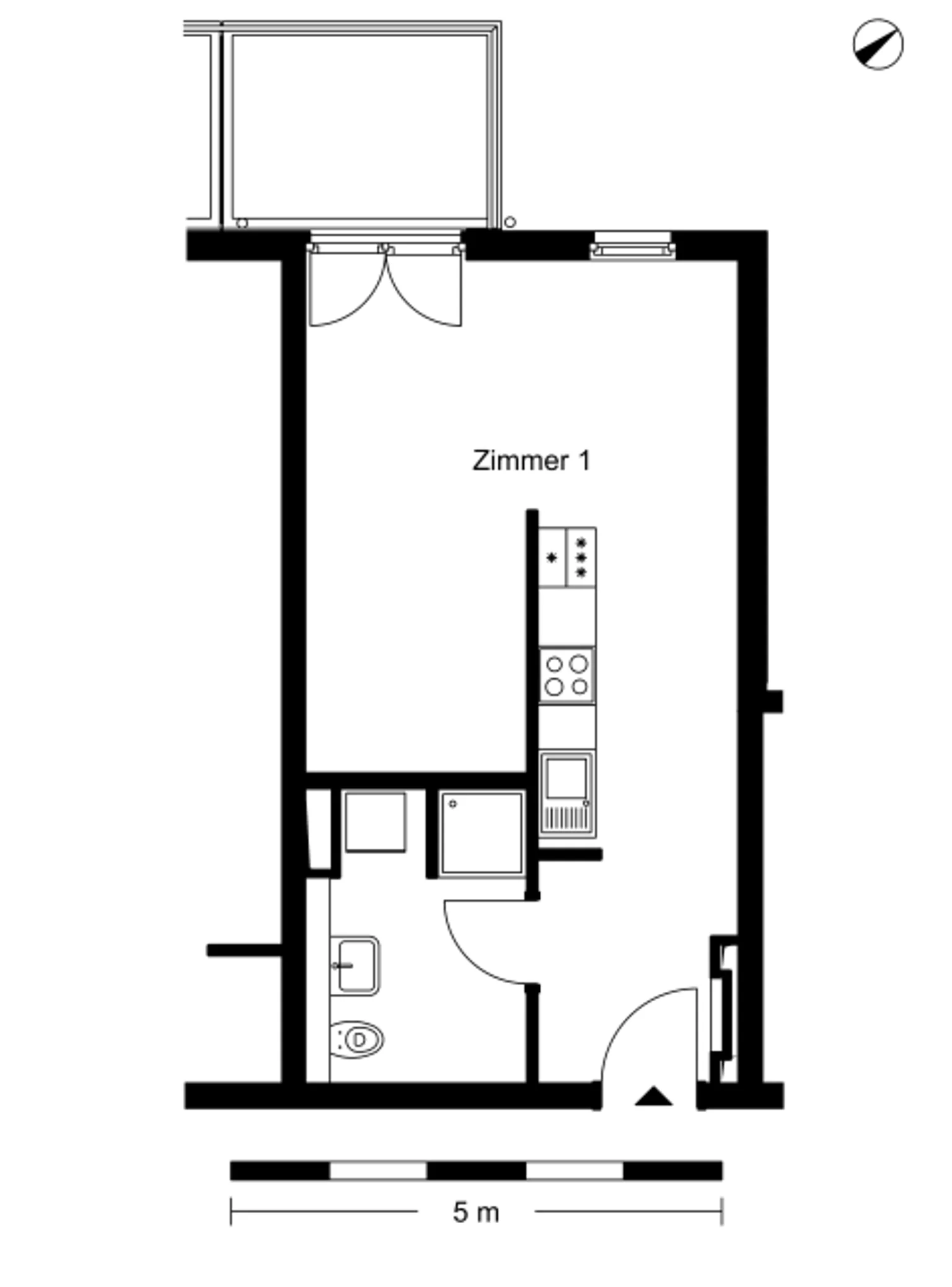 1-Zimmer-Wohnung in Marzahn – Foto 2