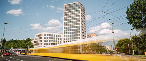 Gebäude auf der Frankfurter Allee.
