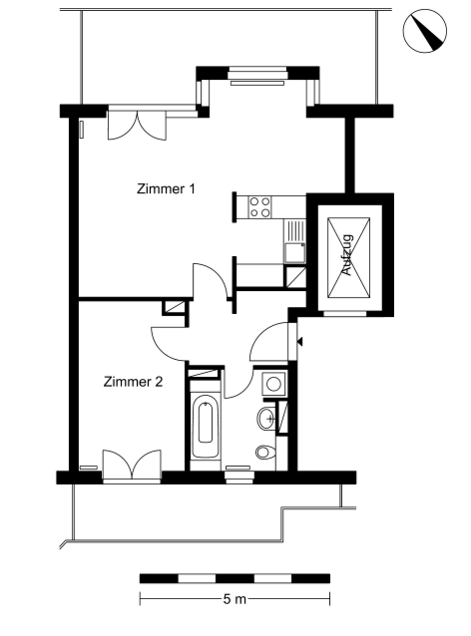 2-Zimmer-Wohnung in Friedrichshain – Foto 6