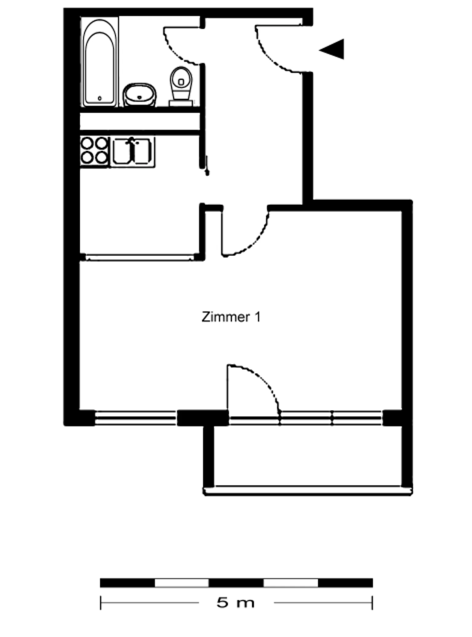 1-Zimmer-Wohnung in Buch – Foto 2