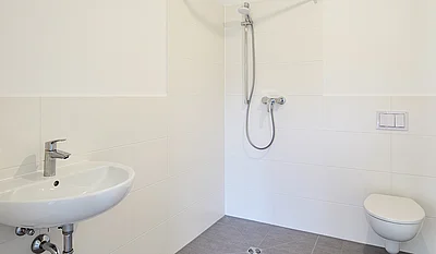Innenansicht einer Musterwohnung des Neubauprojektes Kirchsteig