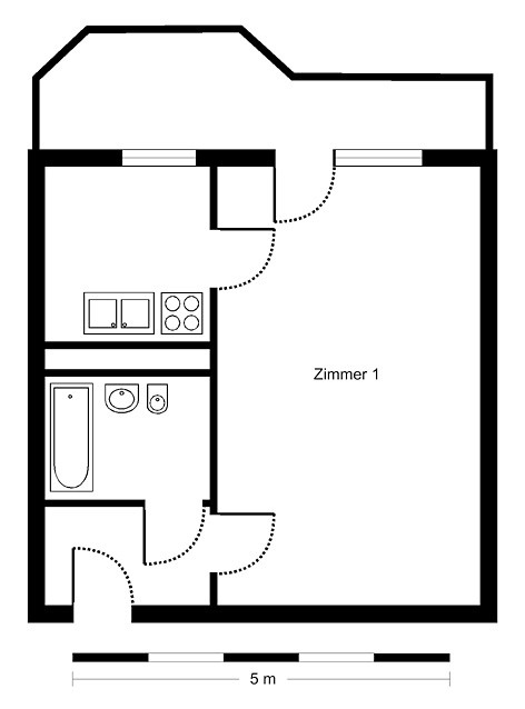 1-Zimmer-Wohnung in Neu-Hohenschönhausen – Foto 3