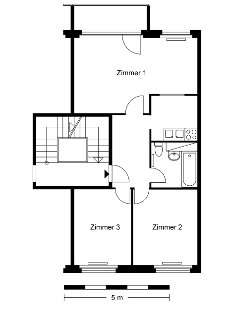 3-Zimmer-Wohnung in Buch – Foto 2