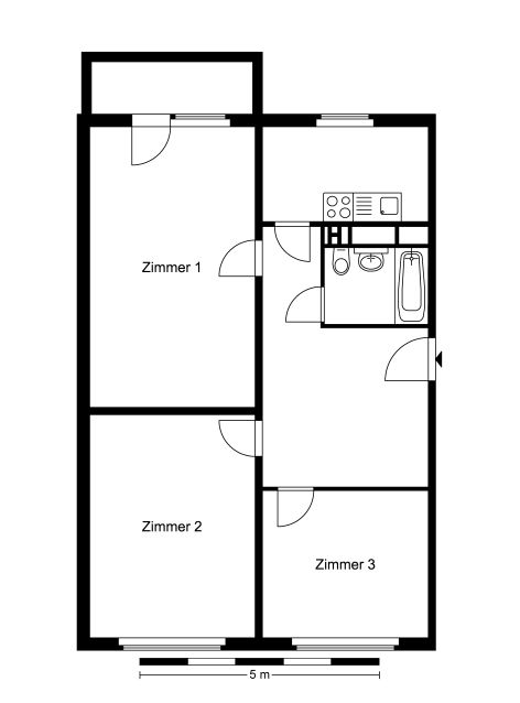 3-Zimmer-Wohnung in Alt-Hohenschönhausen – Foto 2