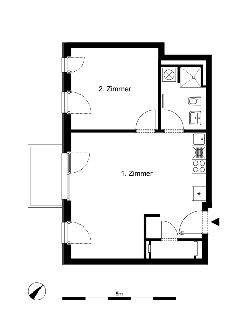 2-Zimmer-Wohnung in Adlershof – Foto 2