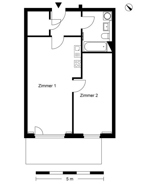 2-Zimmer-Wohnung in Alt-Hohenschönhausen – Foto 2