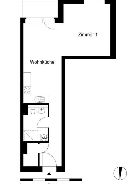 1-Zimmer-Wohnung in Alt-Hohenschönhausen – Foto 2