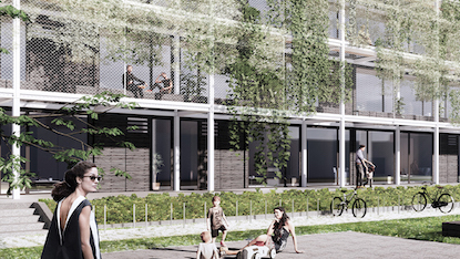 Bahrfeldstraße Visualisierung © Zoom Architekten