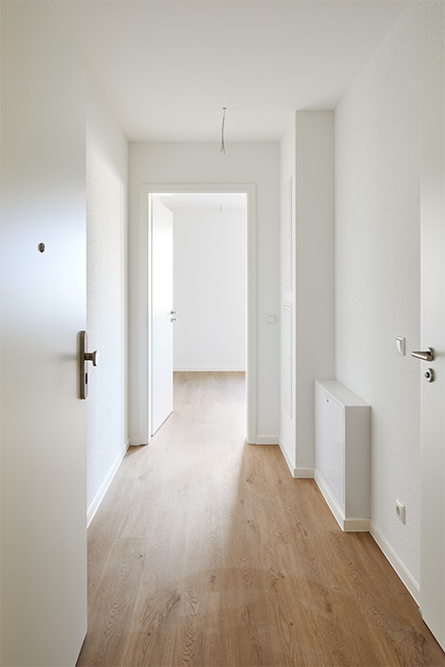 Innenansicht einer Musterwohnung des Neubauprojektes Gartenstadt Karlshorst