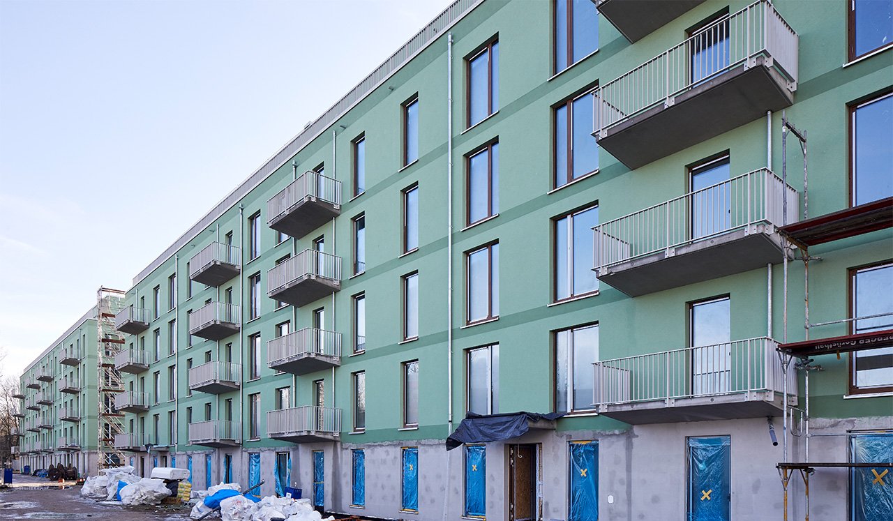 Außenansicht des Neubauprojektes Huronseestraße