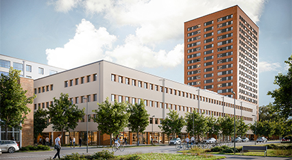 Visualisierung Außen © ioo Architekten