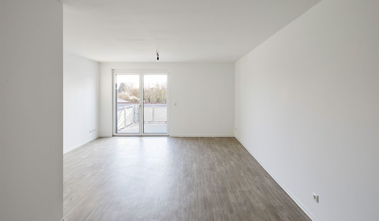 Innenansicht einer Musterwohnung des Neubauprojektes Kirchsteig