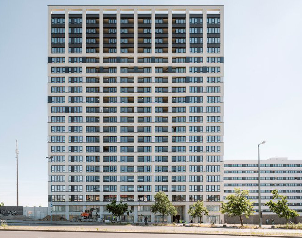 Wohnhochhaus frontal