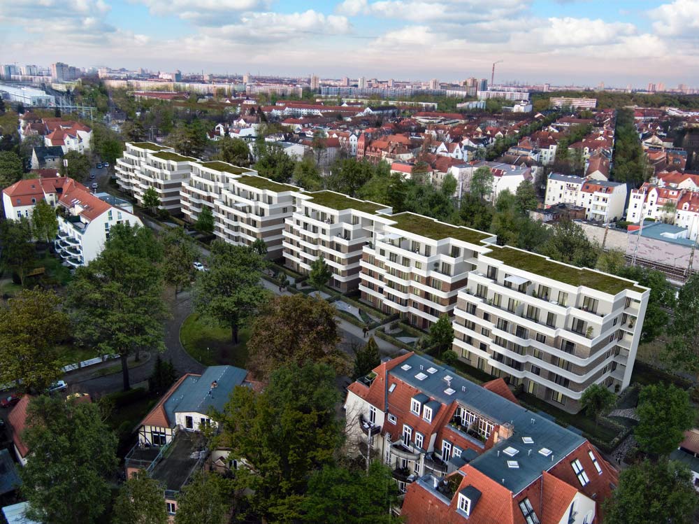 Bild – Luftaufnahmen Neubauprojekt Wandlitzstrasse