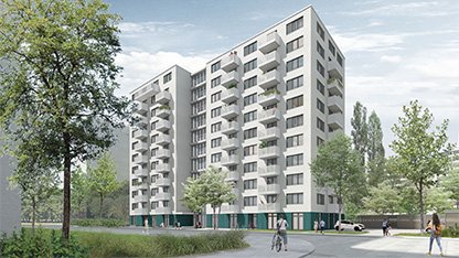 Visualisierung Wieckerstraße