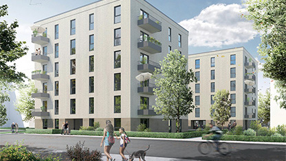 Modell Woldegker Straße