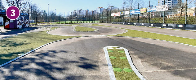 Modellauto-Rennbahn Lichterfelde