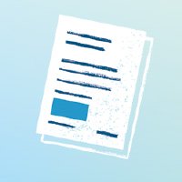 Illustrative Abbildung eines Vertrages.